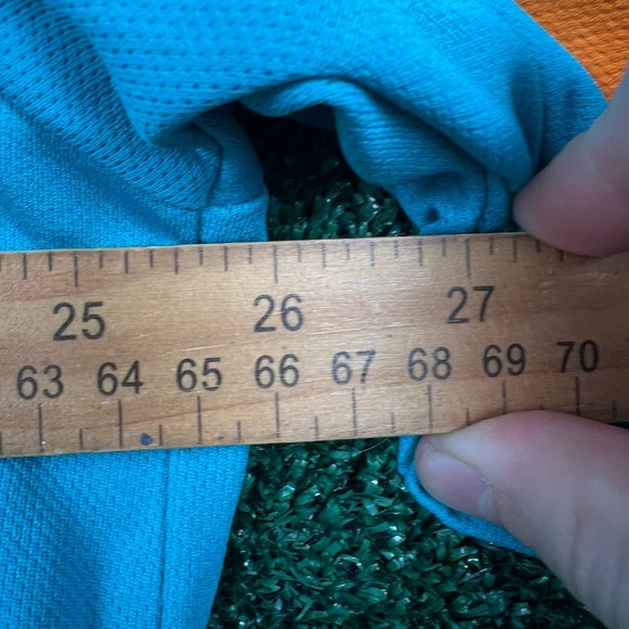 NFL Team Apparel Dan Marino 13 Miami Dolphins Jersey T-Shirt Mens 2XL Teal Blue - Picture 2 of 10